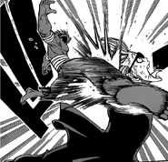 A Possessed Elfman kicking Rustyrose