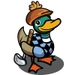 Golfer Duck-icon
