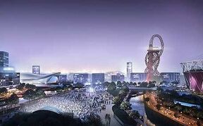 London2012olympicparkatnight