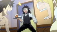 Fairy Academy - Gajeel as a karaoke waiter