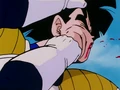 Gohan gets punched in the mouth