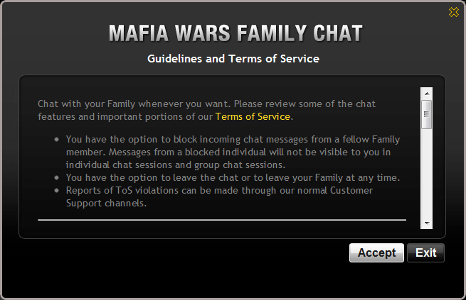 Family Chat Popup