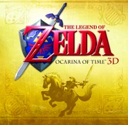 The Legend of Zelda Ocarina of Time 3D box art