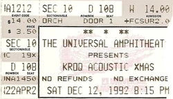 KROQ Acoustic Christmas, Universal Amphitheater in Los Angeles, CA (USA) duran duran duran ticket