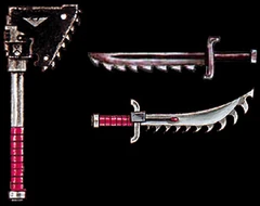 Flesh Tearers Weapons