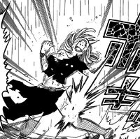 Juvia Punching Her Leg