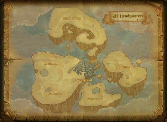 Map zit headquarters
