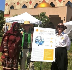 Samina Syed at the Interfaith Expo. 7-11