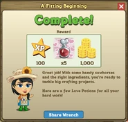 A Fitting Beginning Complete