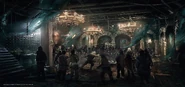 HQ Mercenaries fight scene