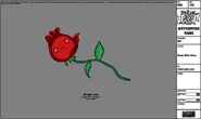 Modelsheet rose withrims
