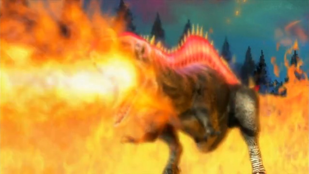 dinosaur that spits fire