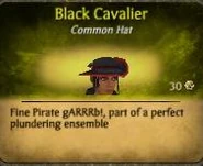 Black Cav. Hat