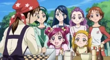 The Girls From precure 5 at the Tako Cafe