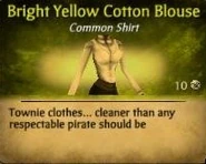Bright yellow cotton Blouse