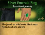 SilverEmeraldRing
