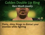 GoldenDoubleLipRing