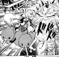 Yellow and Bill pursued by Lorelei