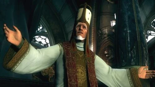 Sanctus preaches