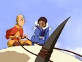 Aang and Katara atop Appa.png