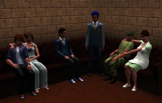 Family sitting down