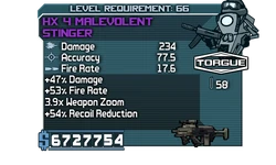 HX 4 Malevolent Stinger