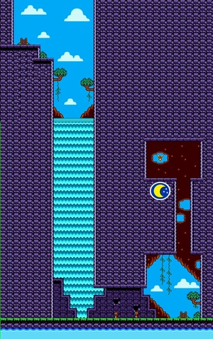 Map of Hidden Waterfall