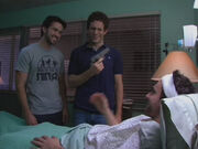 1x5 Mac Dennis Charlie in hospital