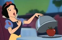 Manzana servida