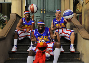 The Harlem Globetrotters Elmo