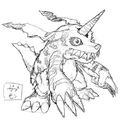 Digimon World Re-Digitize Gabumon concept art