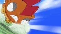 EP705 Scrafty usando golpe cabeza