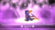 Spyro as he is about to enter the game