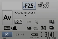 InfoDisplayShooting-550D