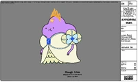Modelsheet lumpyspaceprincesswithquincenieradressandcrown