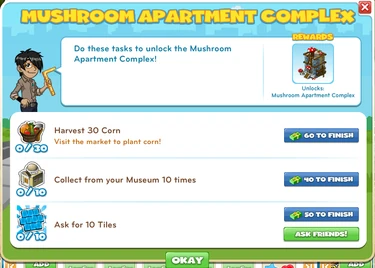 Mushroom Apartment Complex-goal