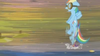 Rainbow Dash evading cymbals S1E10