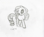 Lauren Faust Rarity sketch
