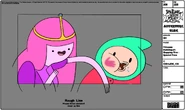 Modelsheet princessbubblegum slappingfinn - specialpose