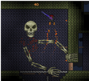 Skeletron battle