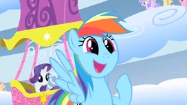 Rainbow Dash overwhelmed with joy S1E16