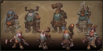 Race dwarves large