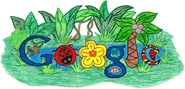Doodle4Google USA Winner - Rainforest Habitat