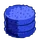 Blue Round Hay-icon