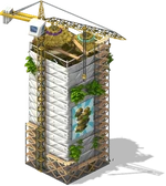 Tonga Tower scaffolding