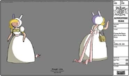 Modelsheet fionna indress withpurserims