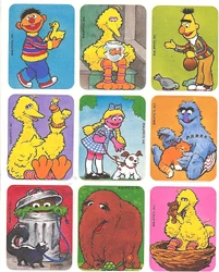 Sesame streetgibson sickers