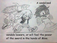 Mikee vs vandalized