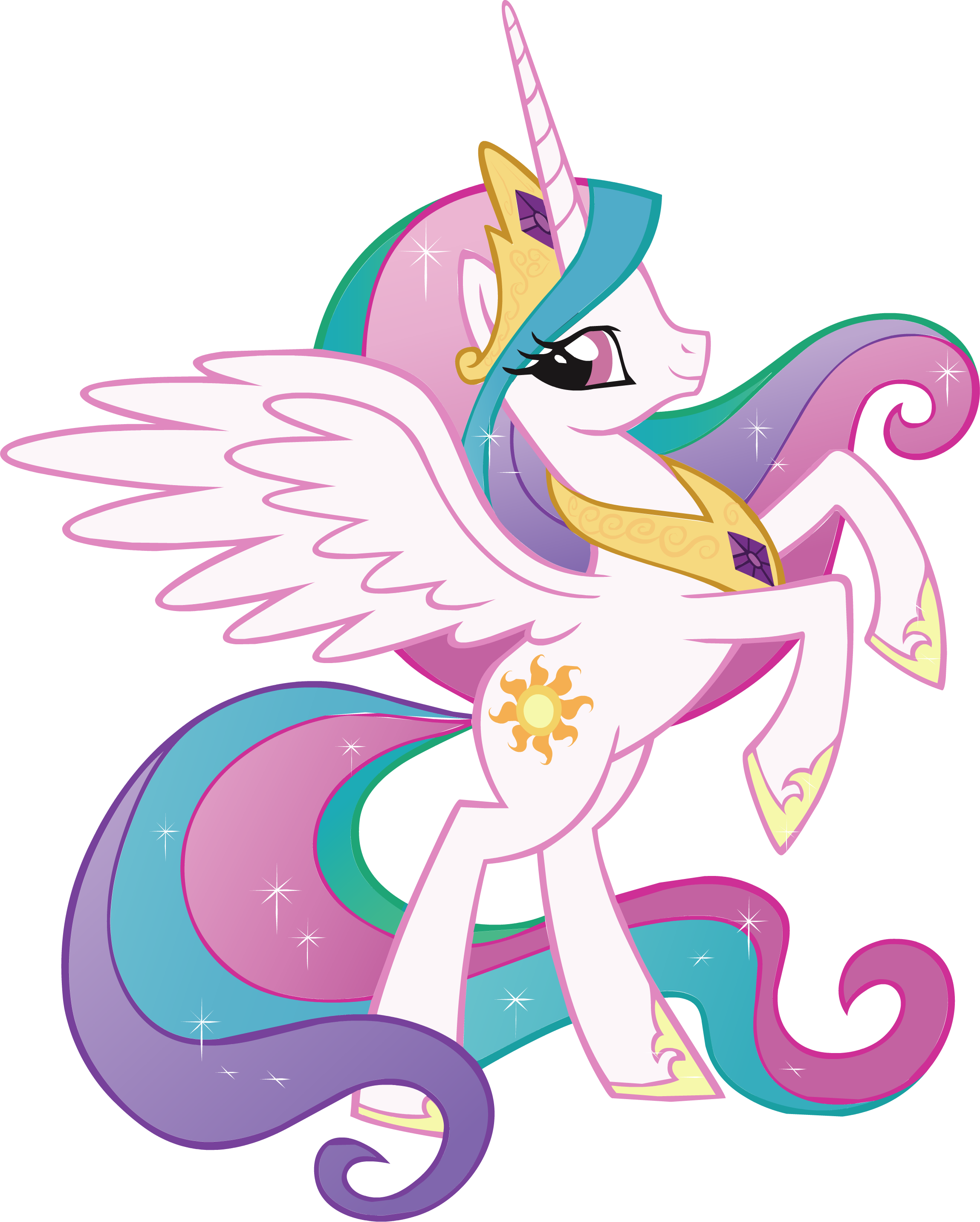 my little pony friendship is magic princess celestia drinking tea