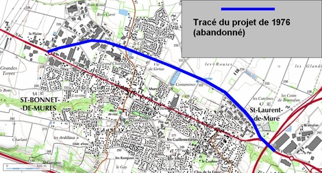 Déviation de Saint Laurent de mure (69 Rhone)